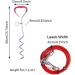 Mithui ju Dog Tie Out Cable and Stake Pet Traction Rop Heavy Duty Stake-Out Dog Spike Spiral Pet Ground Anchor Spike in Ground for Outdoor Camping Yard and Garden Small Medium Pets (16FT/5M Red) 16FT/5M Red - Buy Online on SooperMarket.com