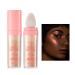 Highlighter Powder Stick Polvo De Hadas Glitter Patting Powder Fairy Highlight Powder Smooth Waterproof Three-Dimensional Shimmer Sparkly Natural Patting Powder for Face Body Eyes Collarbones Glow 03# Gold Brown 9 g (Pack of 1)