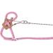 zhuangyulin 6 1PC Hamster Harness Rope Pet Hamster Harness Lovely Adjustable Pet Rat Mouse Hamster Harness Rope Ferret Finder Lead Leash with Bell Blue Small - Buy Online on SooperMarket.com