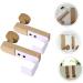 CIYODO Clothes 2pcs Towel Hook Wood Coat Hooks Scarf Hanger Coat Rack Door Hanger Door Hook Car Door Shower Door - Buy Online on SooperMarket.com