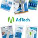 AdTech 0453 2-Temp Dual Temperature Hot Glue Gun Full Size  White - Buy Online on SooperMarket.com