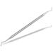 Corner lifter foot care instrument double instrument nail lifter middle ends - stainless steel - 17 cm