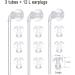 JIAHAO 3 x Universal Sound Tube + 9 x Ear Plugs/eartips/Domes for BTE Hearing Aids - Buy Online on SooperMarket.com
