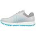 Skechers Women's Go Golf Elite 5 Arch Fit Waterproof Golf Shoe Sneaker 38.5 EU Gray Turquoise