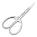 Professional Stainless Steel Eyebrow Nose Cuticle Scissor Curved Blade Nail Manicure Hairs False Eyelashes Trimmer Sharp Scissors