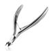 FERYES Cuticle Clipper Professional Manicure and Pedicure Cuticle Remover Tools  Medical Grade Stainless Steel Cutial Cutter  6mm Jaw- 1 Piece (Silver)
