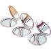 Rimosy Round Compact Makeup Mirror for Purses - Double-Sided Portable Hand Mirror with 1x/2x Magnification in Rose Gold - Ideal Gift for Women and Kids - Buy Online on SooperMarket.com
