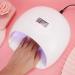 72W LED Nail Lamp Professional Painless Gel Polish Light with Powerful Motor & Detachable Base UV LED Nail Gel Curing Light with 36 Light Chips(UK 110-240V) - Buy Online on SooperMarket.com