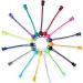 Buy Bupimufi Elastic No-Tie Laces - Quick Lock Rubber Shoe Straps for Kids - Fuchsie & White - Buy Online on SooperMarket.com