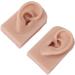 3 Pairs of Silicone Ear Models for Otoplasty & Acupuncture - Soft Flexible Jewelry Display & Piercing Practice - Buy Online on SooperMarket.com