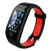 Fitness Tracker Smart Watch Sports Watch Bracelet 1.14 inch Color Screen IP68 Waterproof Step Calorie Counter Sleep Monitoring Pedometer Watches Activity Trackers for Women Men Kids red