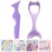 2pcs Silicone Eye Makeup Tools - Eyeliner Stencils & Mascara Aid for Women | Perfect Purple Makeup Accessories - Buy Online on SooperMarket.com