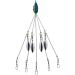 Giyofom Umbrella Rigs for Bass Stripers Fishing Freshwater Fishing Swimbait Bait Rig Set Blue