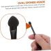CANIGHT 25 Pcs Double Ended Eye Shadow Stick Lip Balm Brush Tool Eyeshadow Applicator Black Plastic - Buy Online on SooperMarket.com