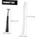 Balacoo 8 Sets Portable Eyebrow Trimmer & Brow Razors - Stainless Steel Beauty Tools for Women & Men Grooming - Buy Online on SooperMarket.com