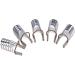 5PCS/SET Reusable Nail Art Extension Forms Guide Nail Extension Forms Nail Accessories Acrylic Nail Uv Gel Nail Extention Tips Diy Tool French Nails Aluminum Form Guide(Silver) - Buy Online on SooperMarket.com