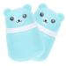 Healeved 2pcs Bear Powder Puff Box Baby Powder Lotion Travel Baby Powder Baby Powder for Newborn Powder Puff Case Cosmetic Powder Puff Loose Powder Box Baby Powder Holding Case Puff Boxes 10X7CM Blue