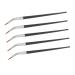 Bent Liner Makeup Brush Brush for Gel or Powder Application Vegan Cruelty Soft Fiber Hair with Wet and Dry Dual Use