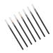 Baluue 100pcs Eye Makeup Tools Eyebrow Liner Brush Eyeliner Lip Liner Marker Lip Makeup Brushes Orange