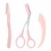 SSRDFU-3 PCs eyebrow trim tools professional precision eye brewing scissors eyebrow scissors with mini comb auxiliary eye brow comb eyebrow form tools for men and women