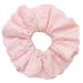 Eye Catching Lace Scrunchies for Women Large Elastic Hair Scrunchy Ponytail Holder Perfect for Everyday Use Pink