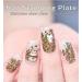 KADS Nail Art Stamping plate Nail Template Nail Art Design Tool Nail DIY Design Image Plate (ZO019) - Buy Online on SooperMarket.com