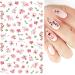 Spring Flowers Nail Art Stickers - Self-Adhesive Fingernail Decals for Women & Girls - Buy Online on SooperMarket.com