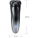 GeRRiT Electric Razor - 3D Rechargeable Waterproof Shaver for Men | Wet & Dry Rotary Electric Shaving with Pop-up Trimmer & LED Display | 150 Mins Battery Life - Buy Online on SooperMarket.com