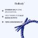 Bellody Original Hair Tie - Stylish Braided Hair Tie Set (4-Pack - Dark Blue Jeans) | Strong Hold Women's Hair Accessories - Buy Online on SooperMarket.com