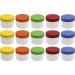 15 ointment jars cream jars ointment jars flat 35ml content with colored lids - Made IN Germany