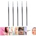 Baluue 5pcs Fine Eyeliner Brush Makeup Eyeliner Brush Thin Eyeliner Brush Make up Brushes Gels Fiber Black - Buy Online on SooperMarket.com