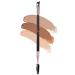 Professional Angled Brow Brush Premium Angled Eyebrow Brush for Gel and Wax - 1.10 Angled Brow