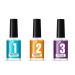 Dip Powder Liquid Set With Base Coat/Top Coat Dipping Powder System Essential Kit For French Nail Art Manicure Polish Set