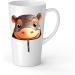White Ceramic Baby Hippopotamus Mug - Large 483 ml Perfect for Hot Chocolate or Milk Fun and Easy to Use - Buy Online on SooperMarket.com