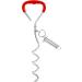 Dog endanger posts with spring plot for dogs large dog pile robust for training or camping earth ancher herring for dog leash attach cables and lead for grounding ... 1 pack