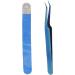 Eyelash Tweezers - Ergonomic Stainless Steel Slanted Tweezers for Nail Technicians | Ideal for Home Use - Buy Online on SooperMarket.com