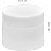 Yosoo 5g Round Clear Plastic Jars 10Pcs | Leak Proof & Portable Cream Containers | Refillable & Reusable Lotion Ointment Jars - Buy Online on SooperMarket.com
