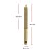 Premium Gold Twin Nail File - Double-Sided Stainless Steel for Fingers & Toenails | 130 mm Nail Care Tool - Buy Online on SooperMarket.com