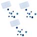 NUOBESTY Silicone Mold 3pcs Ice Cube Mold Silicone Molds Silicone Gel Mould Pendant Making Tool Ice Block Mold Crystal Cake Mold Crystal Drop Gel Mold As Shownx3pcs mediumx3pcs