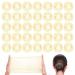 Uraqt hair networks 35 pieces invisible elastic hair networks buns hair network nylon hair networks for women girls hair nodes manufacture ballet dances gold