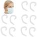 Ear Protector Hook Flexible Comfortable Ear Hook Washable Easy To Wear Silicone 10 Pcs for Kids(Transparent White) - Buy Online on SooperMarket.com