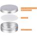 Sopito Aluminum Tins - 24 Pack 120ml Empty Round Tins for Lip Balm Cosmetics Mini Candles & Crafts - Ideal for DIY Projects - Buy Online on SooperMarket.com