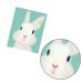 OSALADI Wall Stickers for Kids Nursery Wall Art Prints Creative Wallpaper Portrait Wall Painting Child Hairy