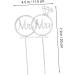 Warmhm 3pcs Cupcake Topper Cake Pick Wedding Cake Toppers Mr Mrs Shape Deisgn Picks Cupcakes Food Decoration Supplies Hair Accessories Bride Gorgeous Silverx3pcs mediumx3pcs - Buy Online on SooperMarket.com