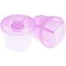 Non-Spill Rotating Milk Powder Formula Dispenser Portable Outdoor Food Container 3 Compartments Storage Feeding Infant Newborn Snack Box (Pink) - Buy Online on SooperMarket.com
