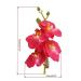 Hawaiian Orchid Flower Hair Clips - 2PCS White Purple Alligator Hairpins for Women Bridal Wedding Decoration - Buy Online on SooperMarket.com