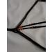 Buy Deister Brown Rose Gold Pink Dark Brown Leather Breastplate with Soft Rhinestone Glitter & Auxiliary Reins - X Full - International Shipping Available - Buy Online on SooperMarket.com