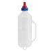 Lamb Milk Bottle Calf Goat Milk Feeder Bottle Baby Milk Feeding Screw-On Teat Feeder Detachable Nipple Sheep Replacement Nursing Bottle with Hand Grip & Scale 1L