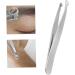 Nose Hair Tweezers Stainless Steel Tweezers Round Tip Face Hair Remover Eyelash Eyebrow Tweezers for Trimming and Grooming Facial Nasal Eyebrow Hair Ingrown Hair - Buy Online on SooperMarket.com