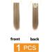 Prinfantasy Ombre Light Brown Mix Ponytail Extension - 22 inch Synthetic Clip-On Hairpiece for Women - Buy Online on SooperMarket.com